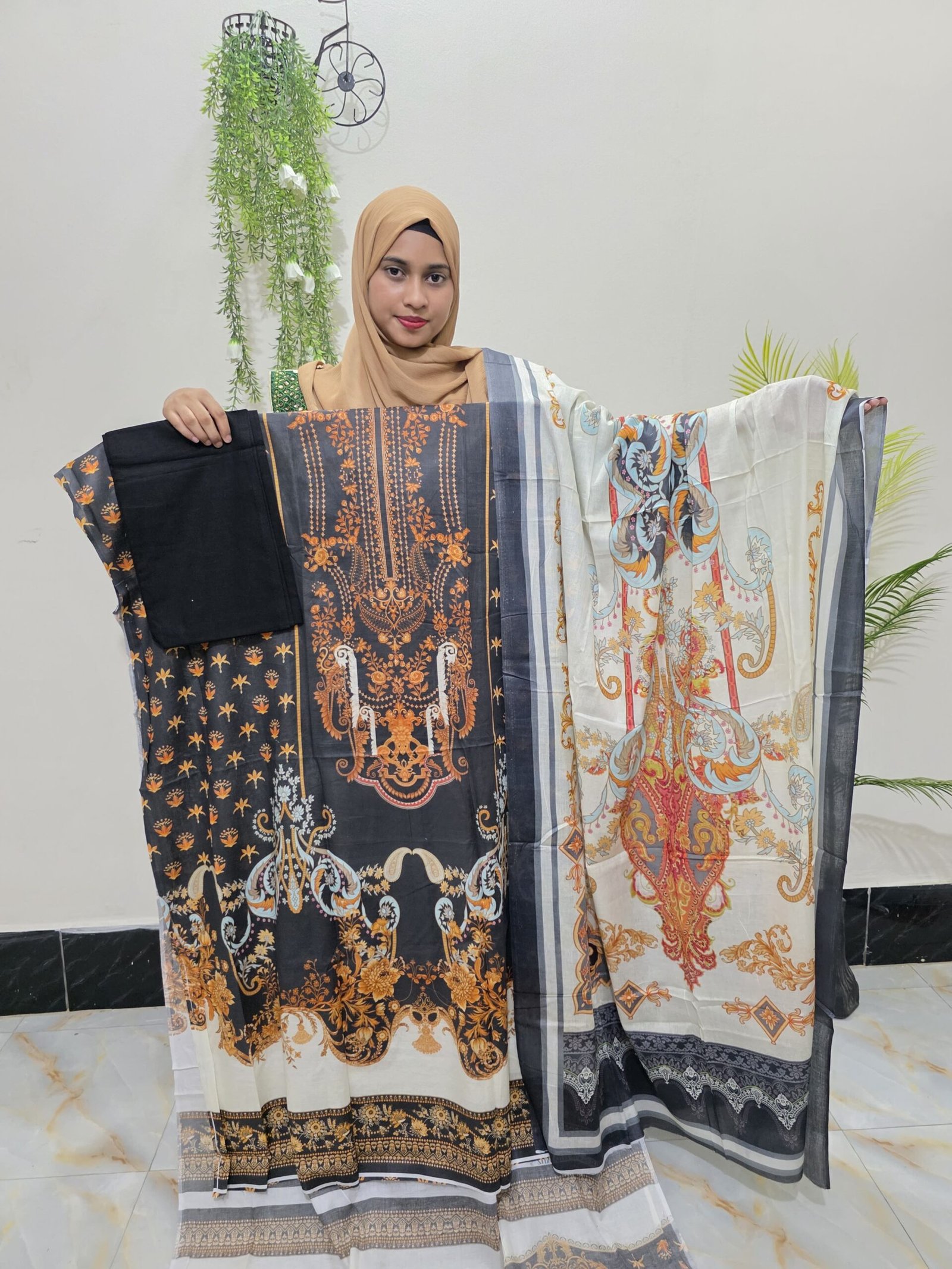 20250629_234611 Jamjam cotton (unstitched) - Image 1